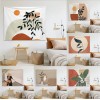 Small fresh Morandi hanging cloth tapestry wall decoration cloth art hanging picture background cloth wall hanging tapestry