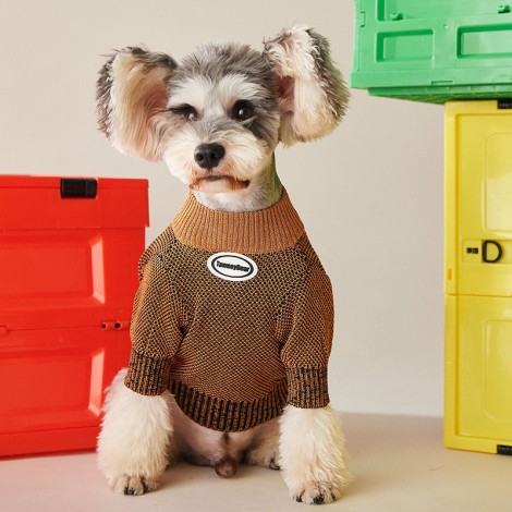 Dog clothes autumn winter reflective sweater fadou Teddy Bago Chenery bomeibi bear pet clothes