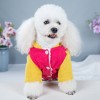 Pet clothing 2020 dog four legged cotton padded clothes small and medium-sized dog corduroy thickened coat autumn and winter clothes