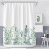 Flower plant shower curtain shower curtain shower curtain Polyester Waterproof Shower Curtain Set with hook