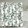 Flower plant shower curtain shower curtain shower curtain Polyester Waterproof Shower Curtain Set with hook