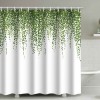 Flower plant shower curtain shower curtain shower curtain Polyester Waterproof Shower Curtain Set with hook