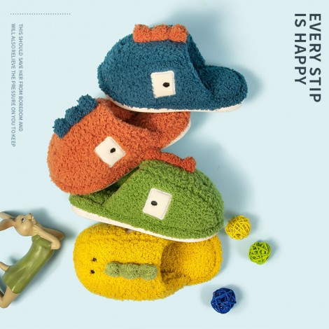 Children's cotton slippers, more discount in winter, 3-9 years old, warm indoor non-slip baby cotton slippers