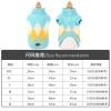 new pet clothes for small and medium-sized cats and dogs in autumn and winter plus velvet knitted plaid four-legged clothes 
