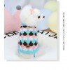new pet clothes for small and medium-sized cats and dogs in autumn and winter plus velvet knitted plaid four-legged clothes 