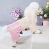 Autumn and winter dog four legged clothes thickened cotton clothes Chinese antique new year cat clothes pet Hanfu