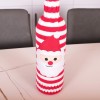 Manufacturer Christmas knitted sweater cartoon red wine set wine bottle set Christmas wine bottle decoration Christmas wine set