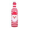 Manufacturer Christmas knitted sweater cartoon red wine set wine bottle set Christmas wine bottle decoration Christmas wine set