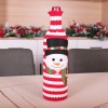 Manufacturer Christmas knitted sweater cartoon red wine set wine bottle set Christmas wine bottle decoration Christmas wine set