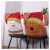 Christmas Decoration Christmas cloth seat cover Christmas party Santa Snowman elk seat cover