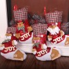 Christmas hot 2021 letter Christmas stockings Gift Bag Christmas Decoration Christmas stockings pendant medium bag
