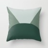 Earth color Morandi pillow case abstract oil painting rainbow geometry pillow case