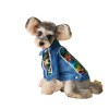 Dog clothes autumn and winter thin bright piece denim coat Teddy Chenery coquiffa dobby bear pet clothes