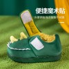 Children's cotton shoes, winter non-slip thermal wool slippers, home dinosaur boys' cotton slippers