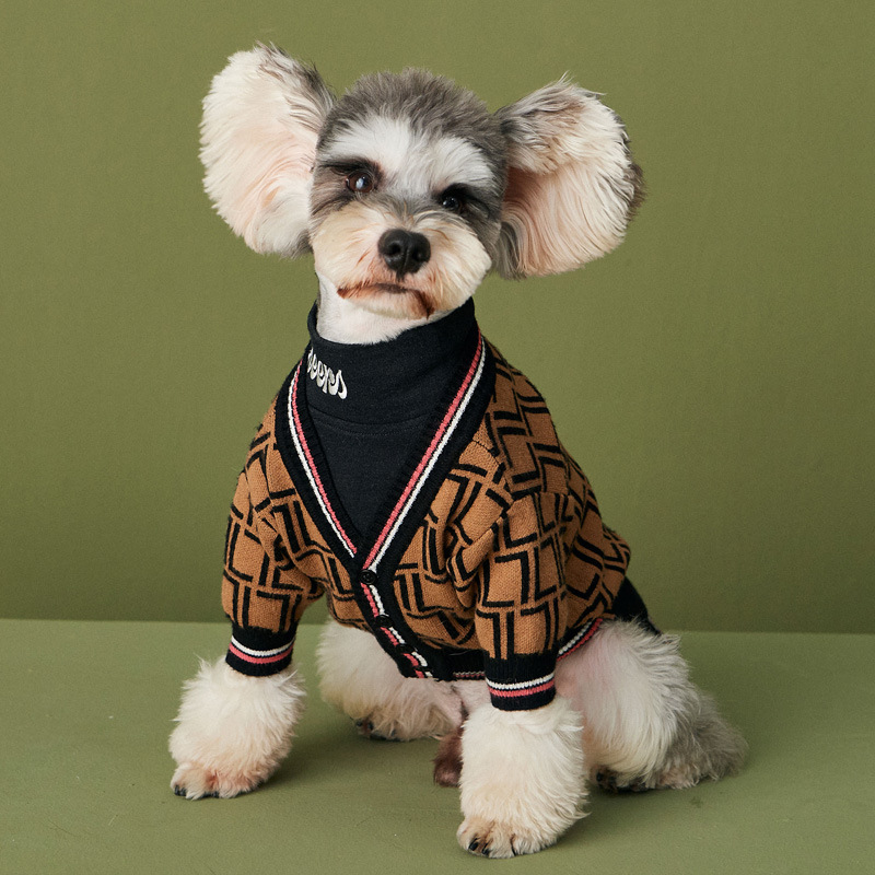 Dog clothes autumn sweater small and medium-sized dog Teddy Chenery bomecokey VIP cat winter clothes