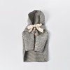 2020 new product dog clothing autumn and winter plus velvet houndstooth cashmere bow coat medium and small cat clothes	