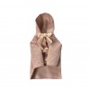 2020 new product dog clothing autumn and winter plus velvet houndstooth cashmere bow coat medium and small cat clothes	