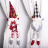 Kaicheng Christmas decoration felt doll curtain buckle curtain hold long leg faceless Doll Christmas supplies