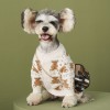 Dog clothes autumn winter bear sweater cardigan Teddy Schnauzer Bomei VIP lovely pet coat