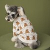 Dog clothes autumn winter bear sweater cardigan Teddy Schnauzer Bomei VIP lovely pet coat
