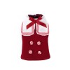 2020 autumn and winter new dog clothing college style pet woolen coat bow knot navy style neckline pet clothes	