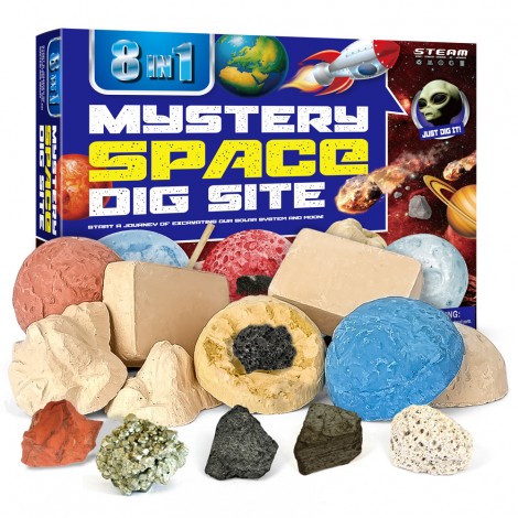Blind Box New Strange Toys Children's Creative Archaeological Excavation Stone and Gem Toy Set