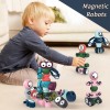magnetic robots blocks set for kids stacking robot toys SETM