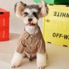 Kitten clothes summer thin fashion English short blue cat anti hair loss Pet Dog Teddy Plaid Shirt