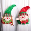 Christmas decorations creative cartoon couple curtain holding door curtain buckle home shopping mall window decoration supplies