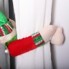 Christmas decorations creative cartoon couple curtain holding door curtain buckle home shopping mall window decoration supplies
