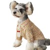 Dog clothes autumn Plush flower shirt Teddy Chenery Bomei VIP kitten pet autumn winter clothes