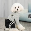Factory direct sales of new pet clothes autumn and winter plus velvet turtleneck bottoming shirt medium and small cats and dogs warm four-legged clothes	