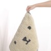 Cartoon flocking doormat household bedroom toilet doormat bathroom non slip doormat