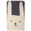 Cartoon flocking doormat household bedroom toilet doormat bathroom non slip doormat