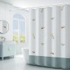 Cartoon shower curtain polyester shower curtain digital printing thickened waterproof toilet curtain balcony curtain customization