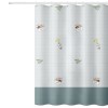 Cartoon shower curtain polyester shower curtain digital printing thickened waterproof toilet curtain balcony curtain customization