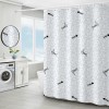 Cartoon shower curtain polyester shower curtain digital printing thickened waterproof toilet curtain balcony curtain customization