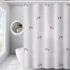 Cartoon shower curtain polyester shower curtain digital printing thickened waterproof toilet curtain balcony curtain customization