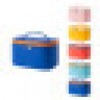 Counter gift leather PU portable zipper cosmetic bag cosmetic box storage hand wash bag customizable