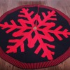 Christmas Tree Skirt knitting wool tree bottom apron atmosphere Decoration Christmas Tree Skirt snowflake