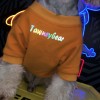 Dog clothes spring and autumn clothes reflective teddy bear sweater Chenery Bomei cat pet clothes