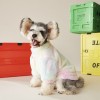 Dog clothes autumn and winter thickened fur coat Chenery Teddy Bomei fadou Pago cat pet clothes