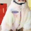 Dog clothes autumn and winter thickened fur coat Chenery Teddy Bomei fadou Pago cat pet clothes