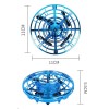 ufo induction aircraft floating gesture flying saucer remote control aircraft children's toy stall drone