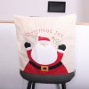Christmas car decorative seat cover linen party home seat cover Christmas seat cover