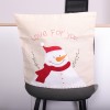 Christmas car decorative seat cover linen party home seat cover Christmas seat cover
