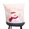 Christmas car decorative seat cover linen party home seat cover Christmas seat cover