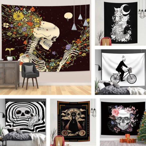Thickenedqa cloth tapestry exaggerated abstract style hanging cloth background cloth shielding cloth