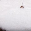 Pure white tree foot Hotel shopping mall White Plush Christmas tree bottom decoration Plush Christmas trees