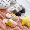 Cotton slippers female home autumn and winter cute thick-soled non-slip couple indoor confinement warm winter wool slippers male home